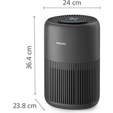 900 Serisi Hava Temizleyici, 65 M2'ye Kadar Etkili, Hepa ve Aktif Karbon Filtresi, 250 M3/sa Temiz Hava Hızı (Cadr), AC0951/13