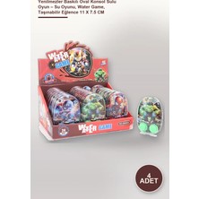 Yenilig 4 Adet Yenilmezler Baskılı Oval Konsol Sulu Oyun – Su Oyunu, Water Game, Taşınabilir Eğlence 11 x 7.5 cm