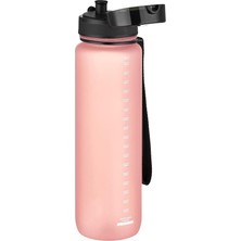 Büyük Boy 28 cm 1000 ml 1 Litre Tritan Su Matarası 14 Renk Fiftyfifty Softtouch Pudra