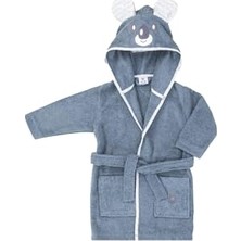 Bomii Gezenbebe Hero Kahraman Kapüşonlu Havlu Bebek Çocuk Bornozu Koala 1-2 Yaş