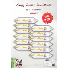 Bomii 12 Al 11 Öde Sleepy Sensitive Islak Mendil 25'li ve Rosıe