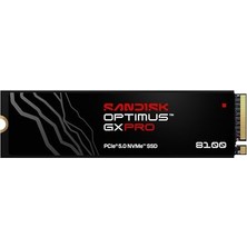 Bomii Optimus Gx Pro 8100 Pcıe Gen 5 Nvme SSD 1 Tb (Okuma/yazma Hızı 14.900/11.000 Mb/s'ye Kadar, Tlc 3D Cba Nand)