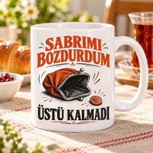 Ulu Pazarlama Sabır Kumbarası Tasarımlı Porselen Kupa - Model 1104