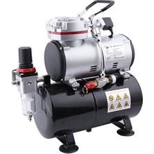 Bomii AS-189 Airbrush Mini Kompresör Lufttank/basınçlı/6 Bar/auto Stop