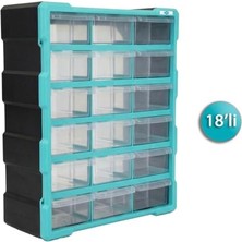 Bomii KKD5118 Dikey Monoblok Organizer Çekmece Seti 18'li