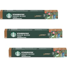 Bomii Starbucks By Nespresso House Blend Kapsül Kahve 1 x 10 Adet (3 Paketi)