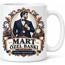 Ny Joy Mart Özel Baskı Beyefendi Tasarımlı Porselen Kupa - Model 1156 Nyjoybz