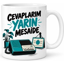Ny Joy Cevap Mesaisi Tasarımlı Porselen Kupa - Model 1106 Nyjoybz