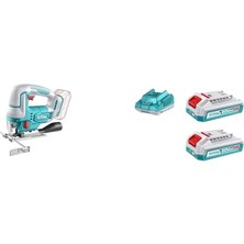 Bomii Set-12 Kömürsüz Akülü Dekupaj Testere, P20S 2'li 2.0 Ah TFBLI2001 Akü ve Şarj Aleti TFBCPK2212E