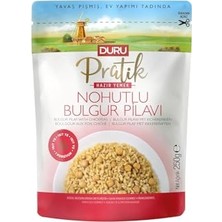 Bomii Duru Pratik Hazır Yemek – Nohutlu Bulgur Pilavı 250G, Doğal ve Katkısız | Hızlı Hazırlık, Besleyici ve Lezzetli