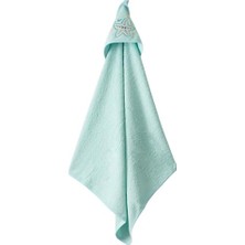 Ceylan Adam Seasparkle Kapüşonlu Bebek Havlusu – Deniz Yıldızı NAKIŞLI,75X80 Cm, Soft Cotton (Mint)