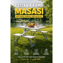 Bomii 4 Kişilik Katlanır Kamp Masası