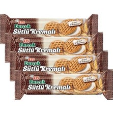 Bomii Eti Burçak Sütlü Kremalı Yulaflı Bisküvi 100 G (4 Paketi)
