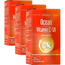 Ceylan Adam Vitamin C-Sr Uzun Salınımlı Takviye Edici Gıda (1 x 30 Tablet) (3 Paketi)