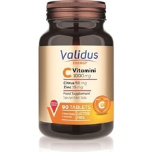 Ceylan Adam C Vitamini 1000 Mg + Turunçgil + Çinko Tablet 90 Adet