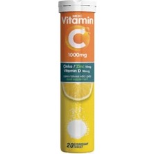 Ceylan Adam Vitamin C & Çinko & Vitamin D 20 Efervesan Tablet
