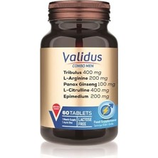 Ceylan Adam Combo-Men Tribulus 400 Mg + L-Arginine 200 Mg + Maca 100 Mg 60 Tablets