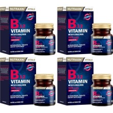 Ceylan Adam B12 Vitamin 1000 Mcg 60 Tablet Takviye Edici Gıda (4 Paketi)