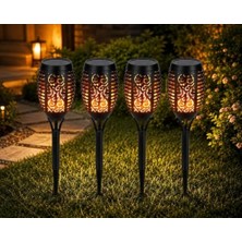 Ceylan Adam Mr Solar Alev Efektli Bahçe Lambası – Güneş Enerjili LED Dekoratif Dış Mekan Aydınlatma IP65 (4)