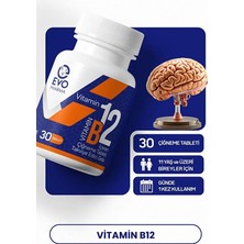 Ceylan Adam Evo Pharma Vitamin B12 Metilkobalamin 1000 Mcg 30 Çiğneme Tableti