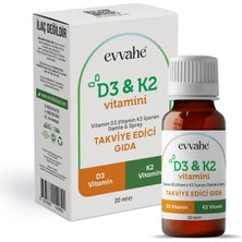 Evvahe Doğal Vitamin D3 K2 (20ml.)