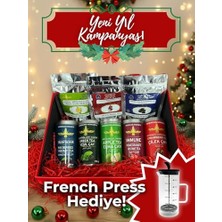 Trendexa Yılbaşı Özel Herbal Tea Hediye Kutusu, Karışık Bitki ve Meyve Çayları Seti, Şık Kutu, New Year Offer