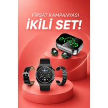Astraltech Tws Bluetooth Kulaklık ve Akıllı Saat Uyku Takibi Nabız Ölçer Uzun Pil Ömrü
