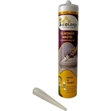 Trendexa Goldfix Silikonize Mastik Beyaz 450 gr