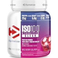 Ceylan Adam Dymatize ISO100 Clear Wild Berry Lollipop Aromalı Protein Tozu 512 G