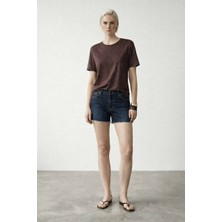 Bisou Tamamı Taşlı T-Shirt