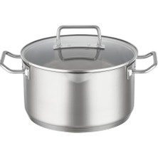 Trendexa Expertiso Derin Tencere 91943 - Paslanmaz Çelik 24 Cm, Kapasite 5.8 Lt