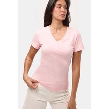 V Yaka Basic T-Shirt