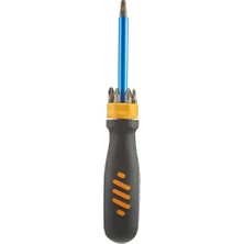 Trendexa W 2244, Bits Uçlu Tornavida Seti, Gri/siyah/turuncu, 8 Parça