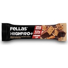 Ceylan Adam Fellas Çikolata Kaplı Highpro+ Protein Bar - Kurabiye Aromalı (50G) X12 Adet