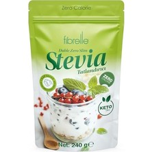 Trendexa Double Zero Slim Stevia Lı Tatlandırıcı 240 G, 1 Paket Ketojenik/vegan Diyete Uygundur.