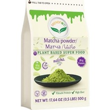 Trendexa Matcha Tozu 500 G – Premium Matcha Çayı | Yüksek Antioksidan | Şekersiz | Vegan | Glutensiz | Matcha Latte ve Soğuk Içecekler Için
