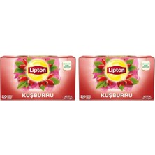 Trendexa Lipton Kuşburnu Bardak Süzen Poşet Bitki Çayı 40'li Paket, 50 G