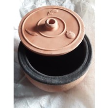 Trendexa Yldz Orta Boy Toprak Güveç Tencere 24 * 12 Cm, Kap