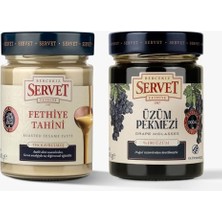 Trendexa Servet Servet Tahini 300G + Üzüm Pekmezi 400G