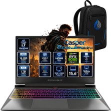 Casper Excalibur G870 I7-13620H 16 GB Ddr5 1 Tb SSD Rtx 5050 8 GB 15.6'' Fhd 165Hz Windows 11 Pro Oyuncu Dizüstü Bilgisayar G870.1362-BF50X-CRNP02