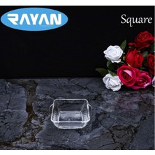 Marsilyan Square Tekli Kare Cam Kahvaltılık Kase -81485
