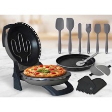 Gözdehome Erato Taşfırınım Pizza Makinesi, Lahmacun Makinesi Doğal Taş Fırın - Timer - 400 C.