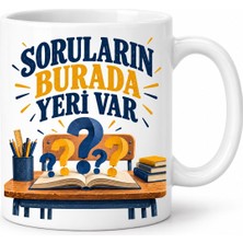 Salmore Soruya Alan Aç Tasarımlı Porselen Kupa - Model 1126 Bty