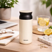 Karaca Rainbow Çelik Sızdırmaz Termos Krem 350 ml