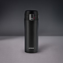Karaca Pluton Çelik Sızdırmaz Termos Siyah 450 ml