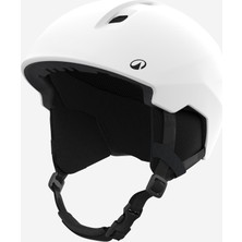 Decathlon Yetişkin Kayak Kaskı - Mat Beyaz - PST 500