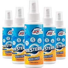 Mey İthalat Alet Dezenfektanı Alkolsüz Sprey 100ML X5 Parfümsüz Koku Giderici Hipokloröz Asit Dermaroller Dezenfektanı Çok Amaçlı Hijyen Spreyi