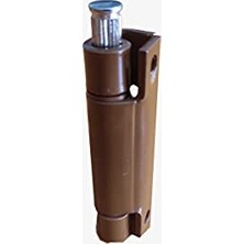 Mey İthalat Çelik Pvc Kapı ve Pencere Menteşesi 73 mm Ral 8003 Açık Kahve (6 Adet)