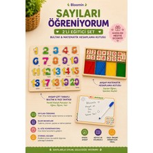 Bloomin Ahşap Sayıları Öğreniyorum Matematik Seti