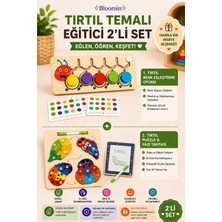 Bloomin 2li Ahşap Eğitici Tırtıl Oyun Seti